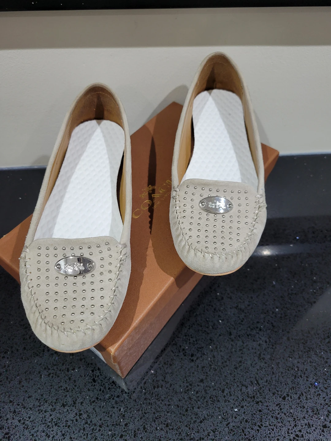 Coach Honest Suede Loafers (size 7) image indicator(2)