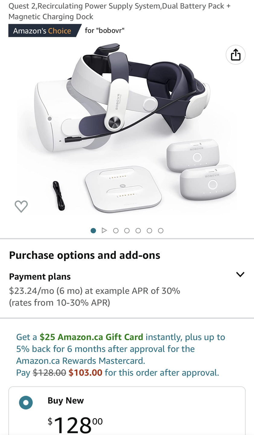 Meta Oculus Quest 2 128g with Charging dock & Head strap battery - photo 5