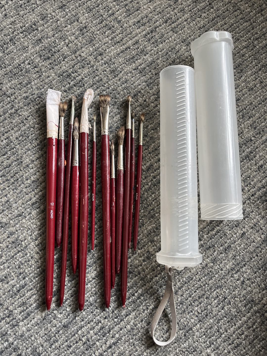 Acrylic paint brush set thumbnail