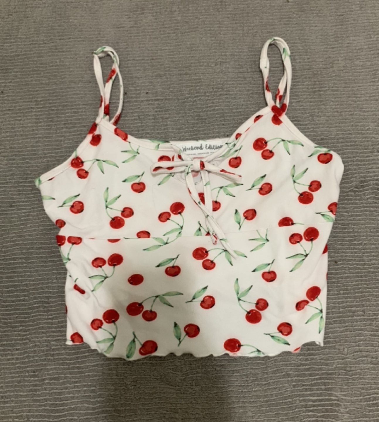 Cherry crop top