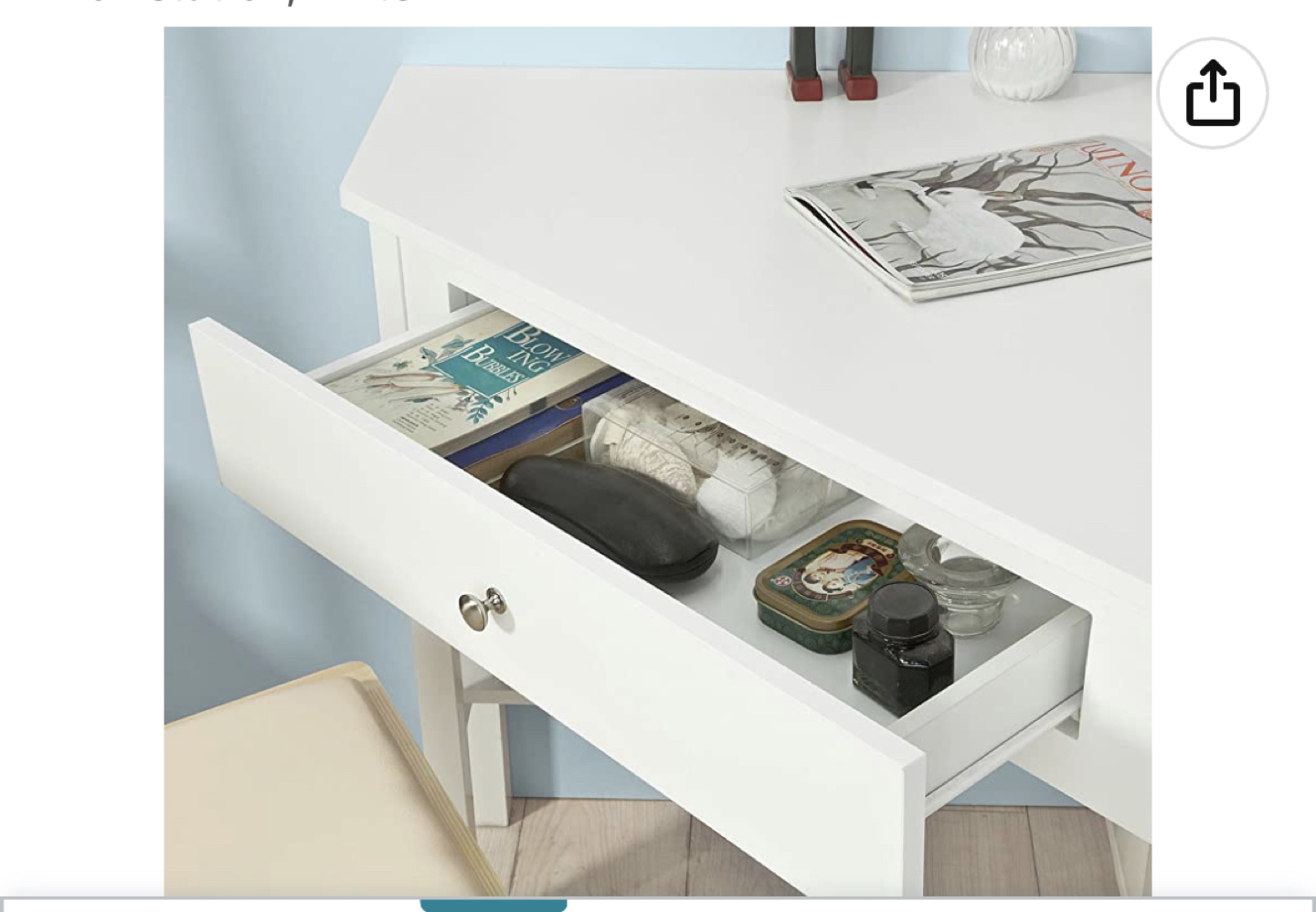 White corner desk assembled image indicator(3)