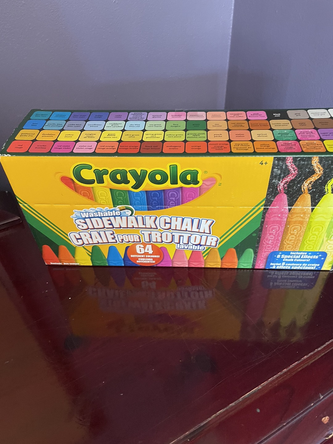Side walk colourful chalks thumbnail