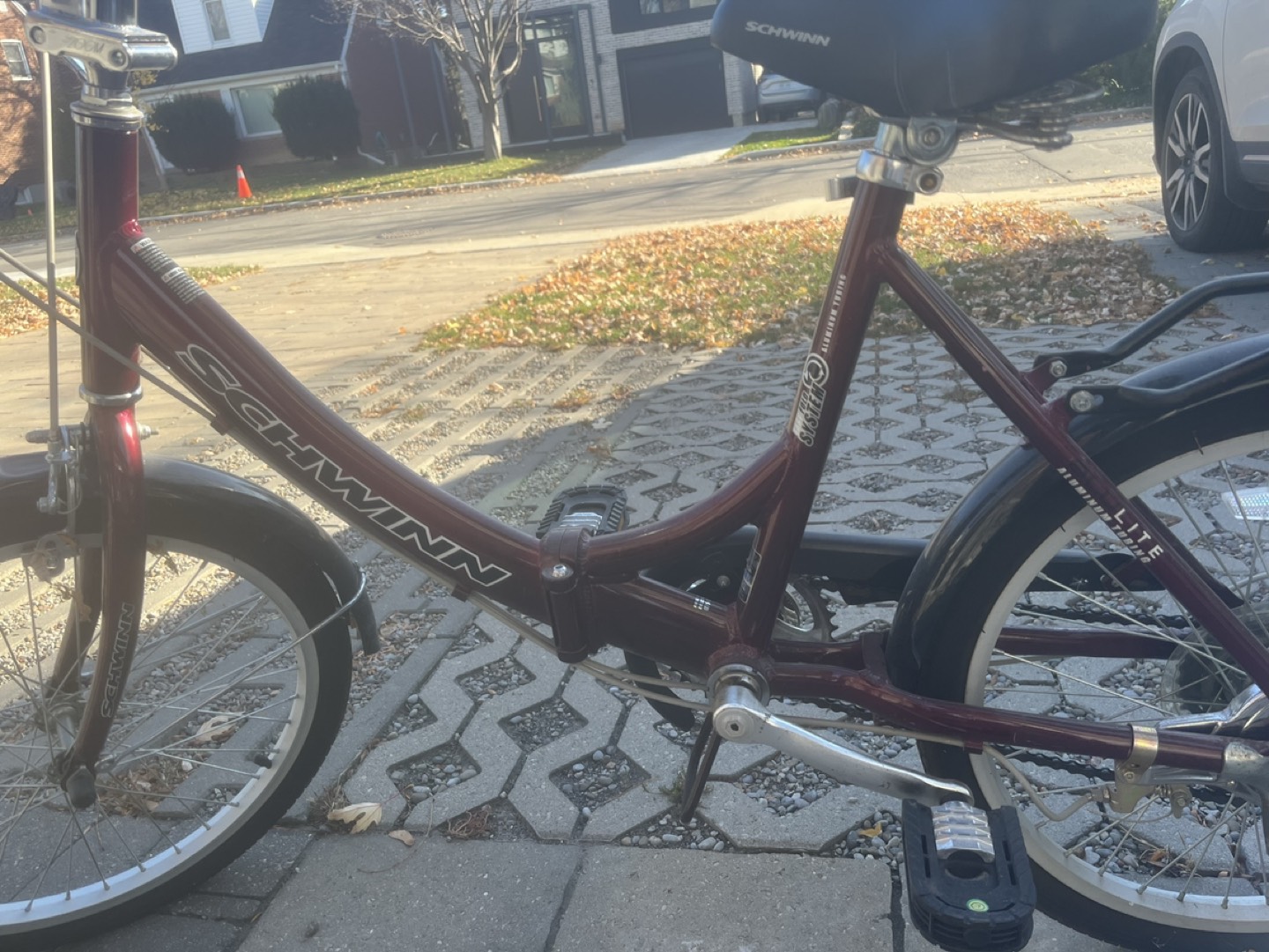 Schwinn Tango Hybrid Folding Bike, 20-in