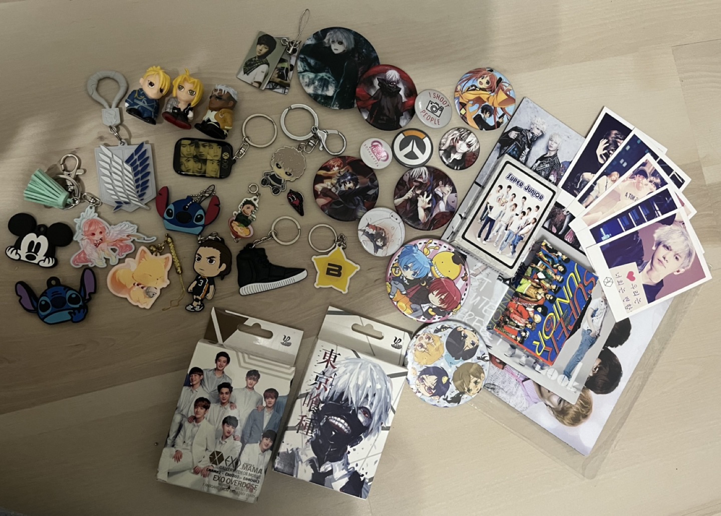 Assortment of Merch (Kpop, Anime, etc.)