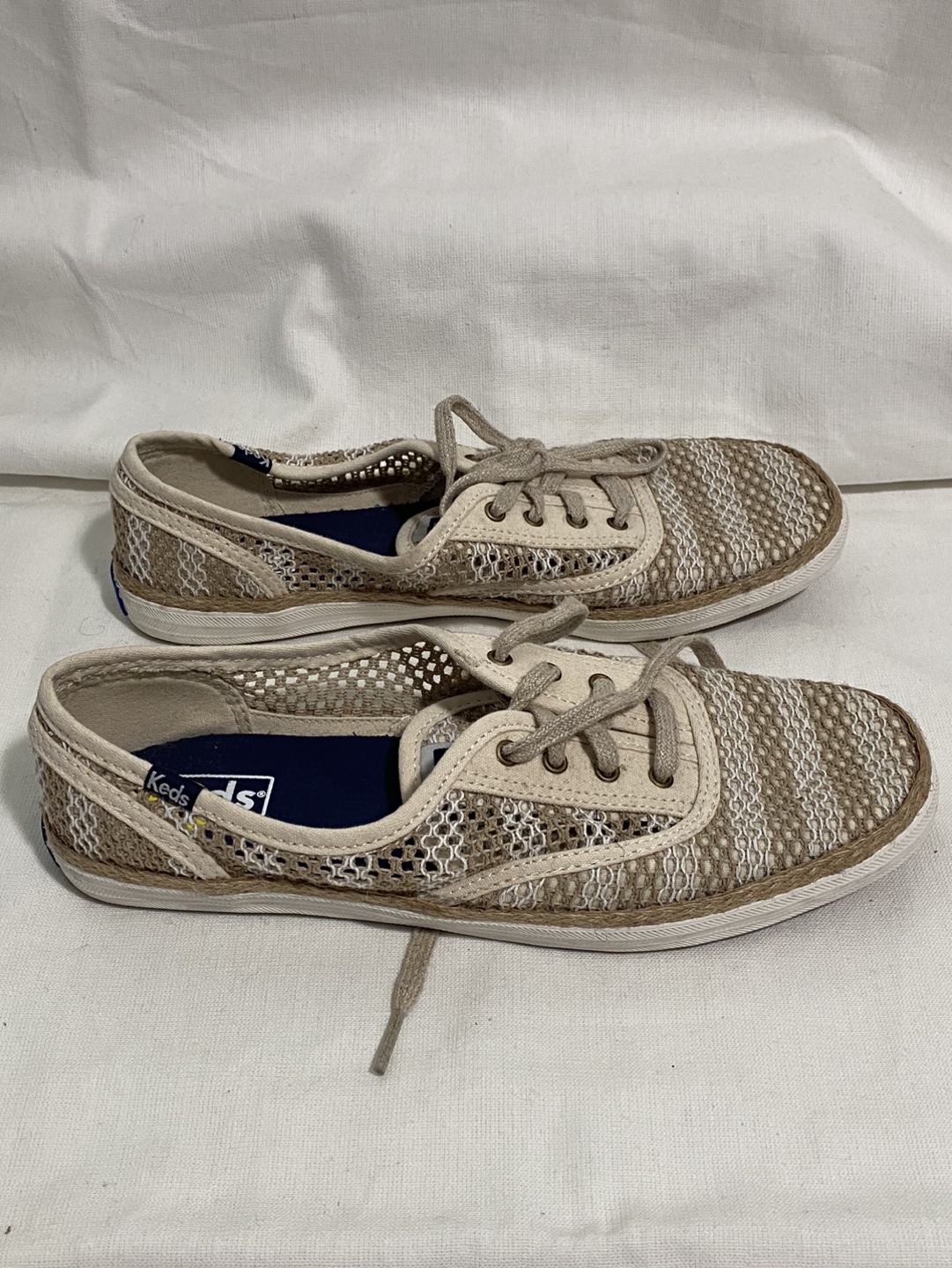 Keds Knit Shoes Beige Size 9 image indicator(4)