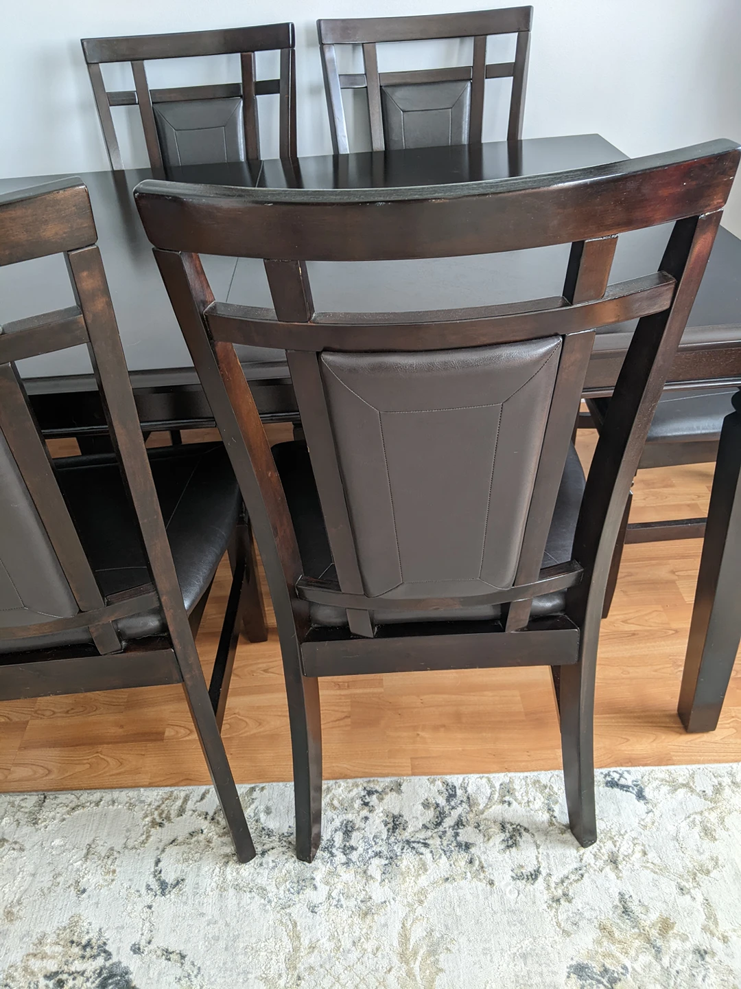 Solid wood 7-Piece  Dining Room Set - photo 2