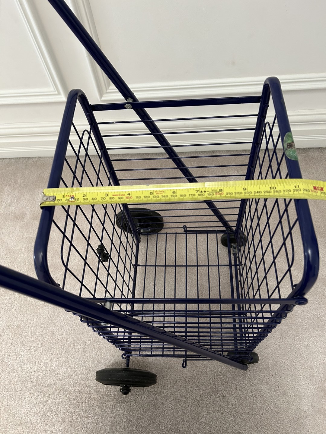 Metal shopping cart image indicator(5)