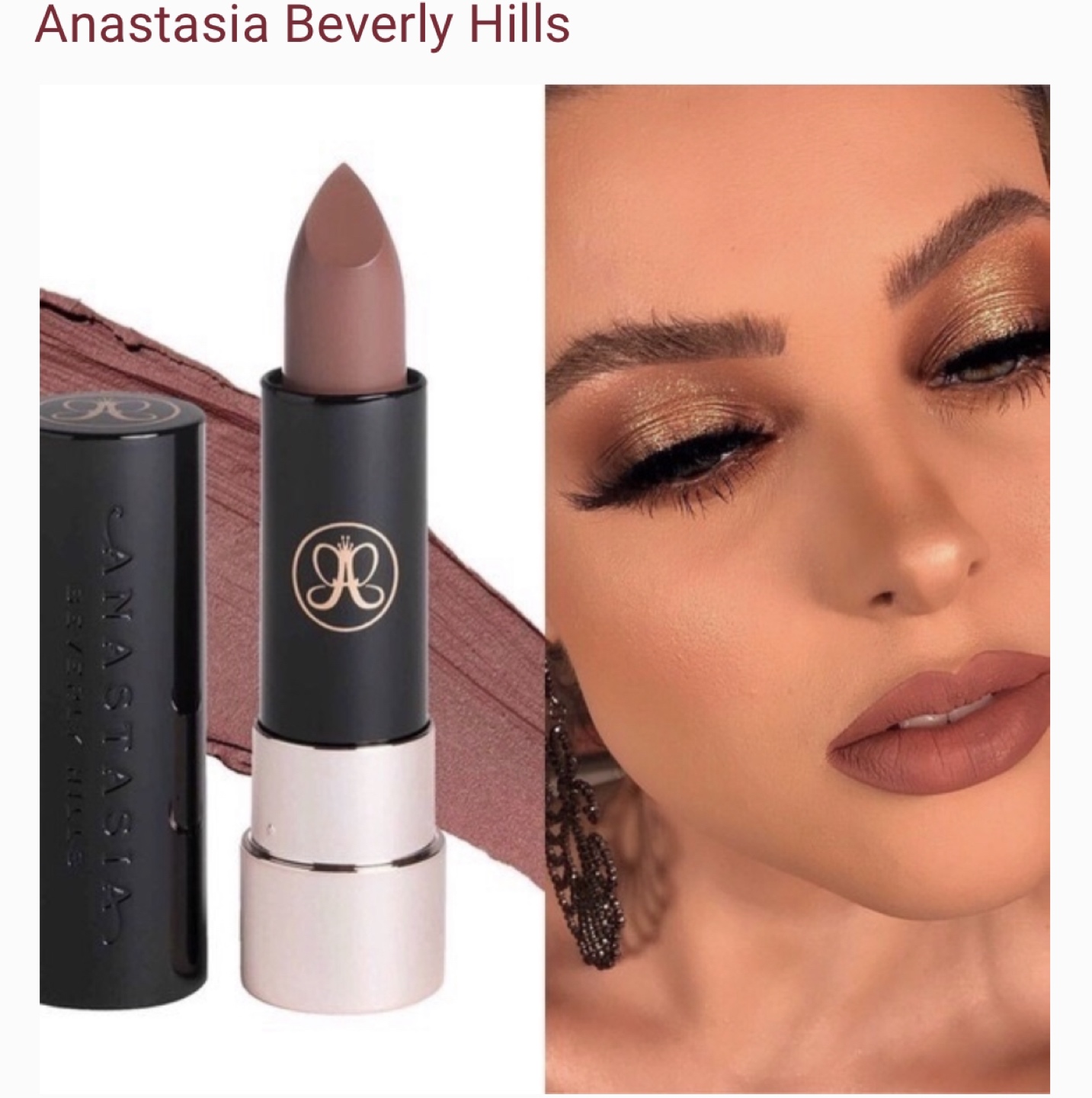 Anastasia Beverly Hills - Latte matte lipstick thumbnail