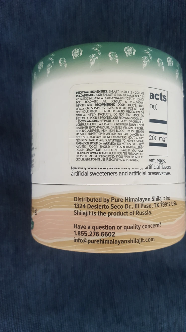 New Sealed 4 oz Pure Shilijit Resin image indicator(3)