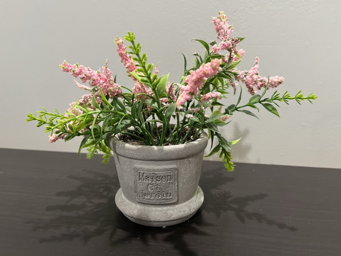 Small Fake Plant (pink flowers) thumbnail