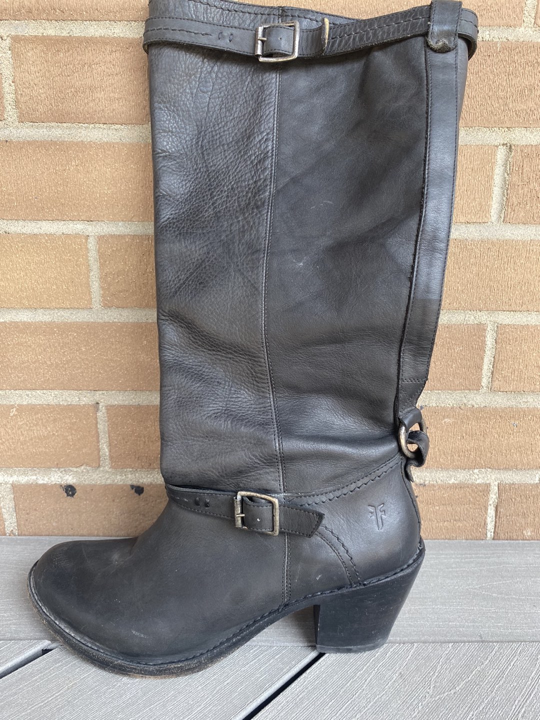Knee high authentic FRYE leather boots