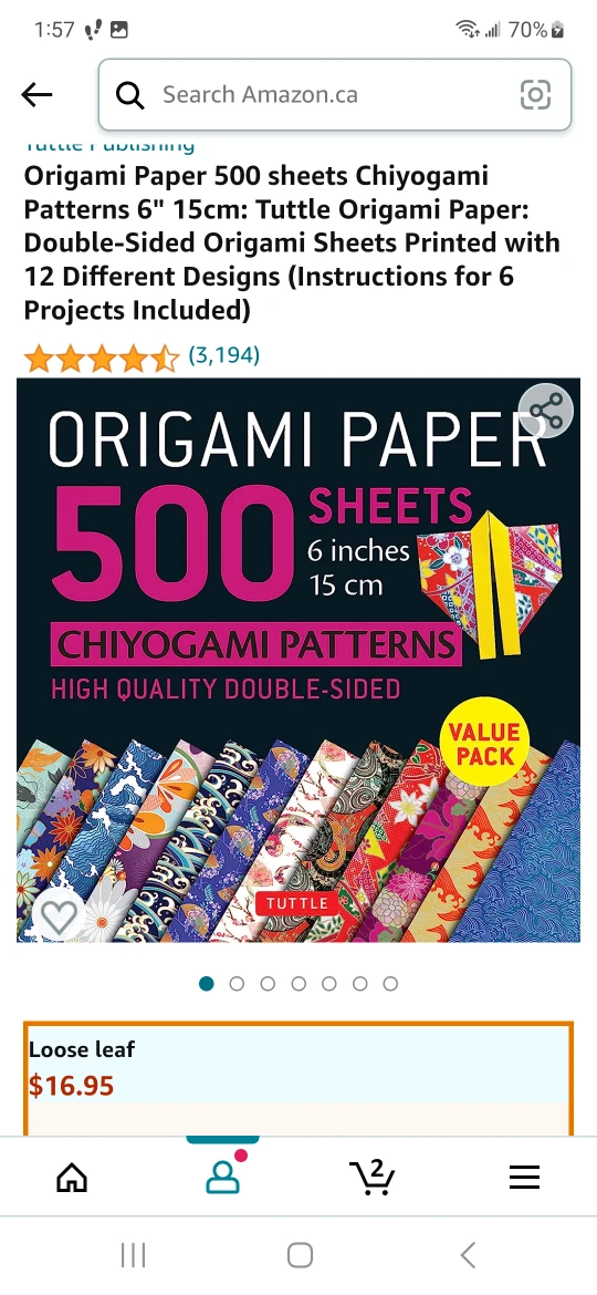 origami paper thumbnail