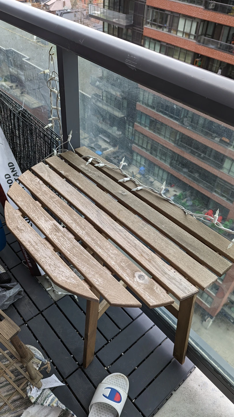 balcony chairs and table - photo 2