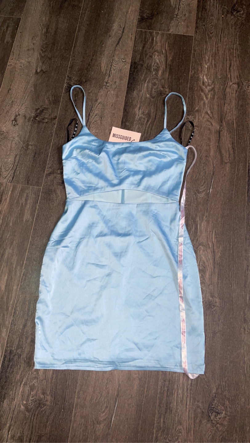 missguided satin dress thumbnail