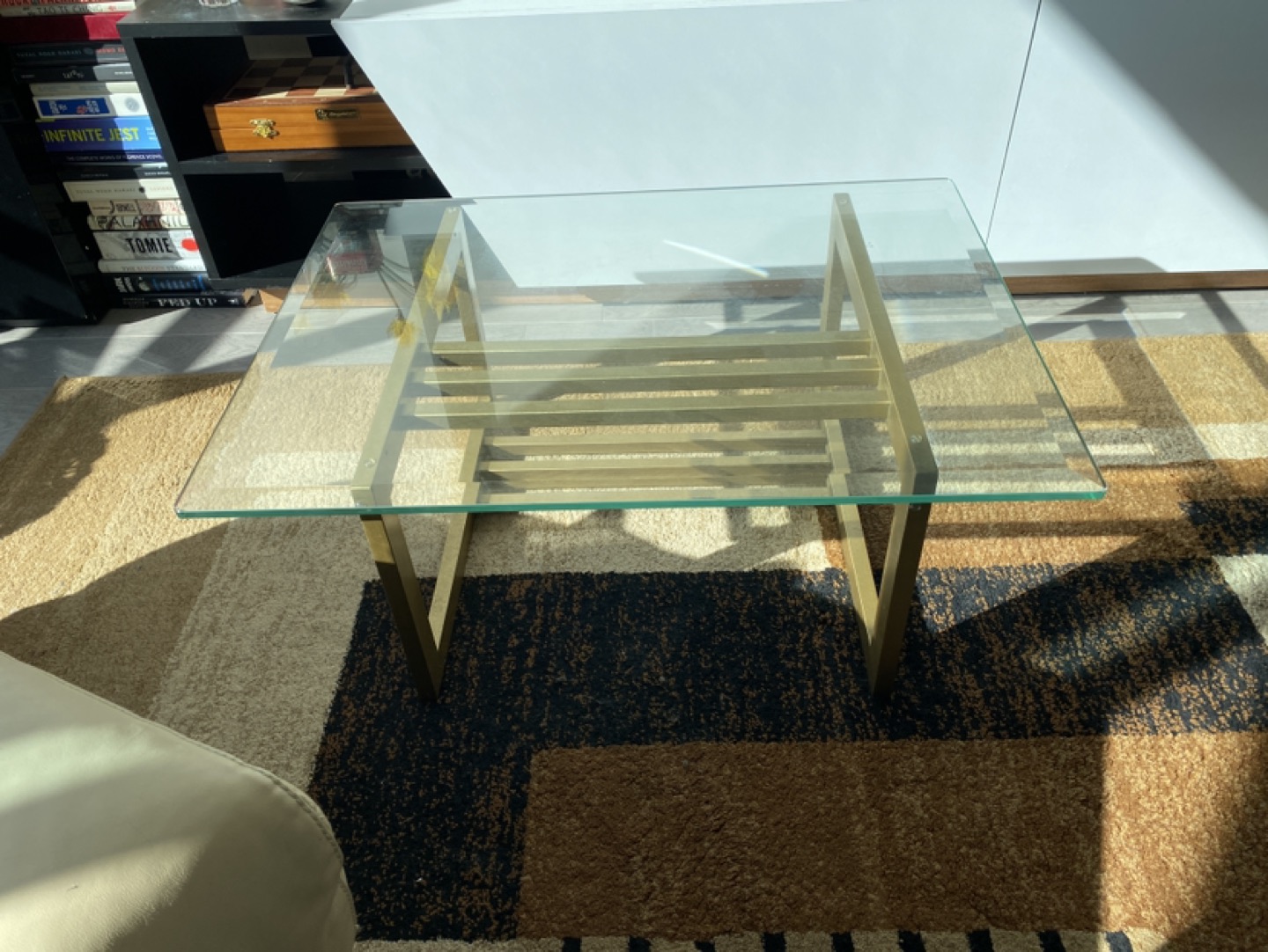 Glass coffee table thumbnail