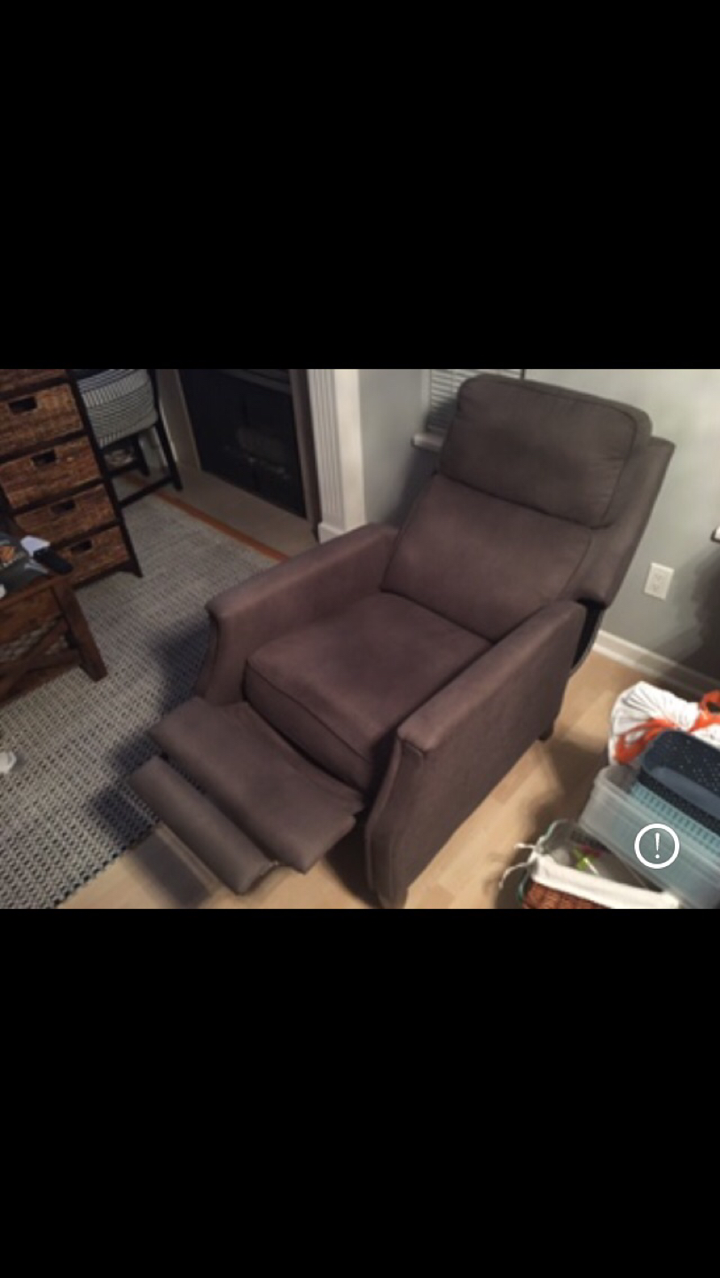 Grey Recliner Chair - photo 2