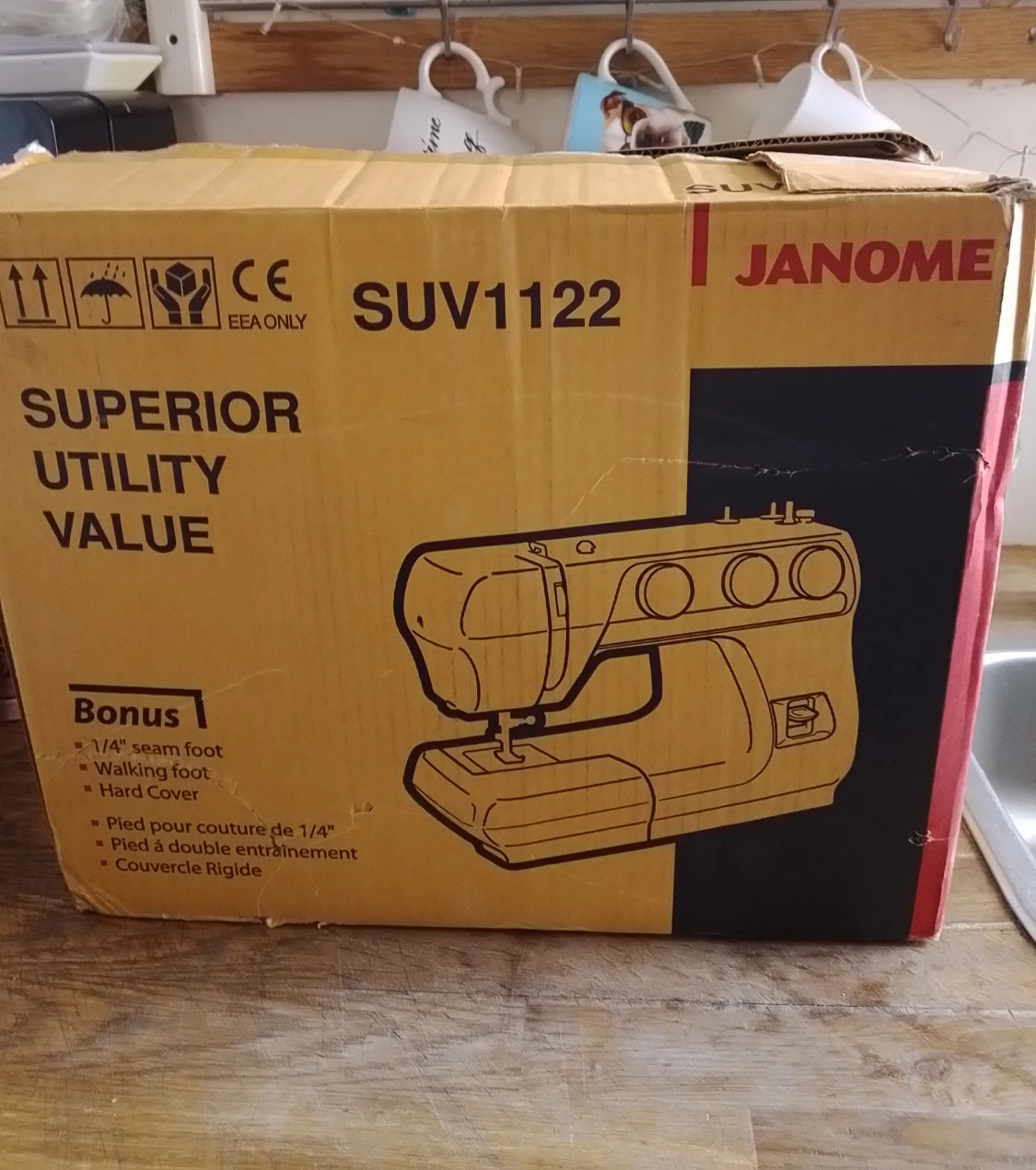 Janome sewing machine (model SUV 1122) image indicator(4)
