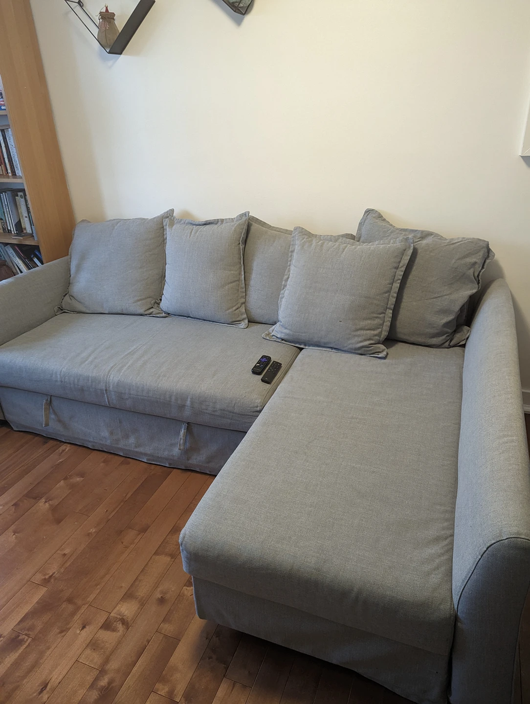 IKEA sofa bed with storage (Holsmund Sofabed)