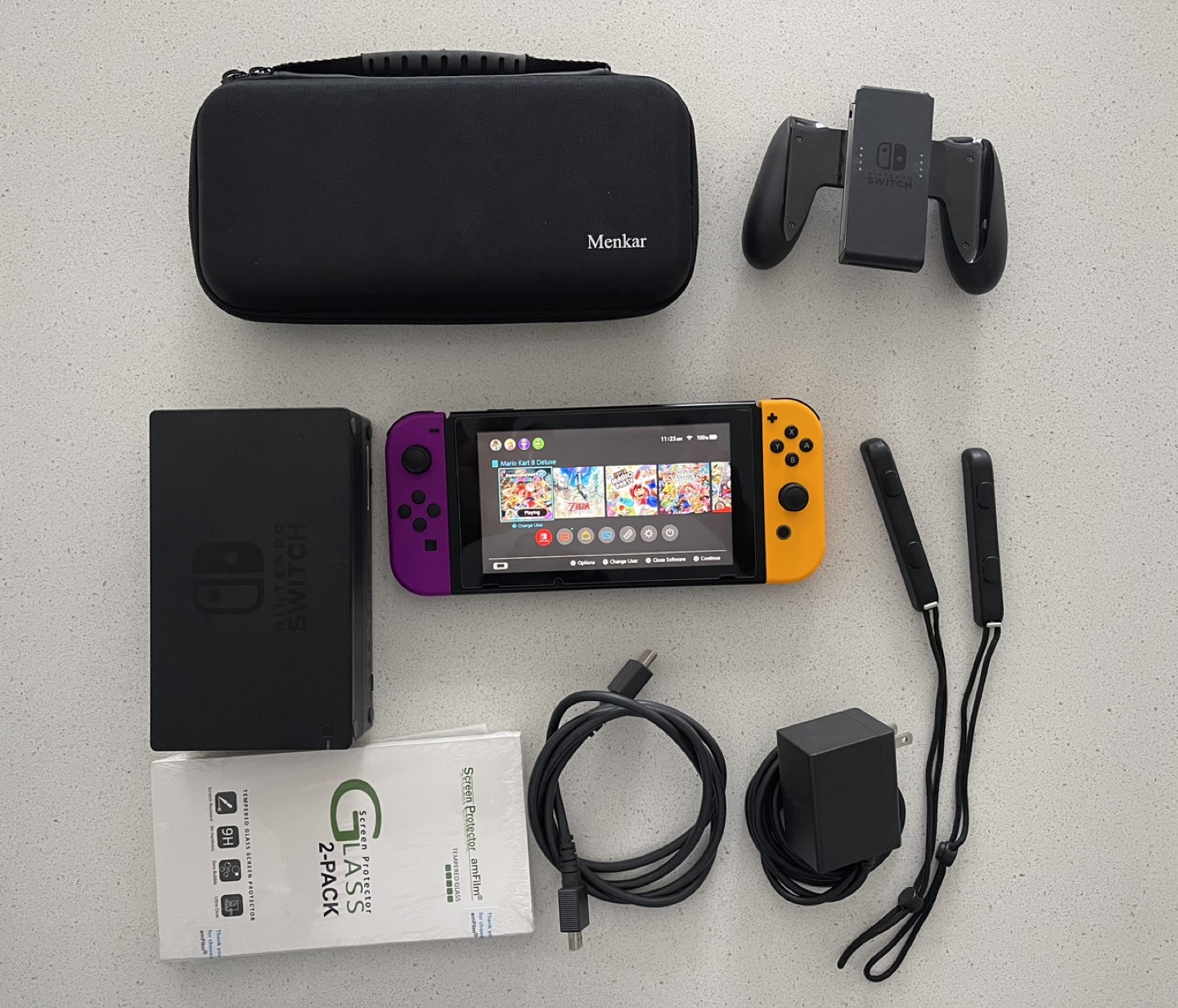 Nintendo Switch with all accessories and extras