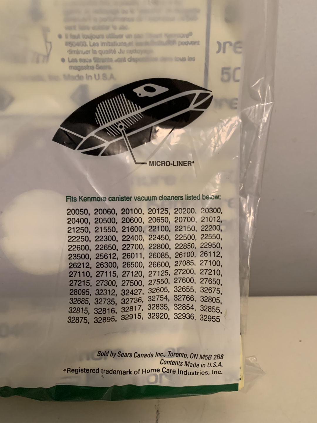 10 - Disposable Canister Vacuum Cleaner Bags
New in pkg - photo 2