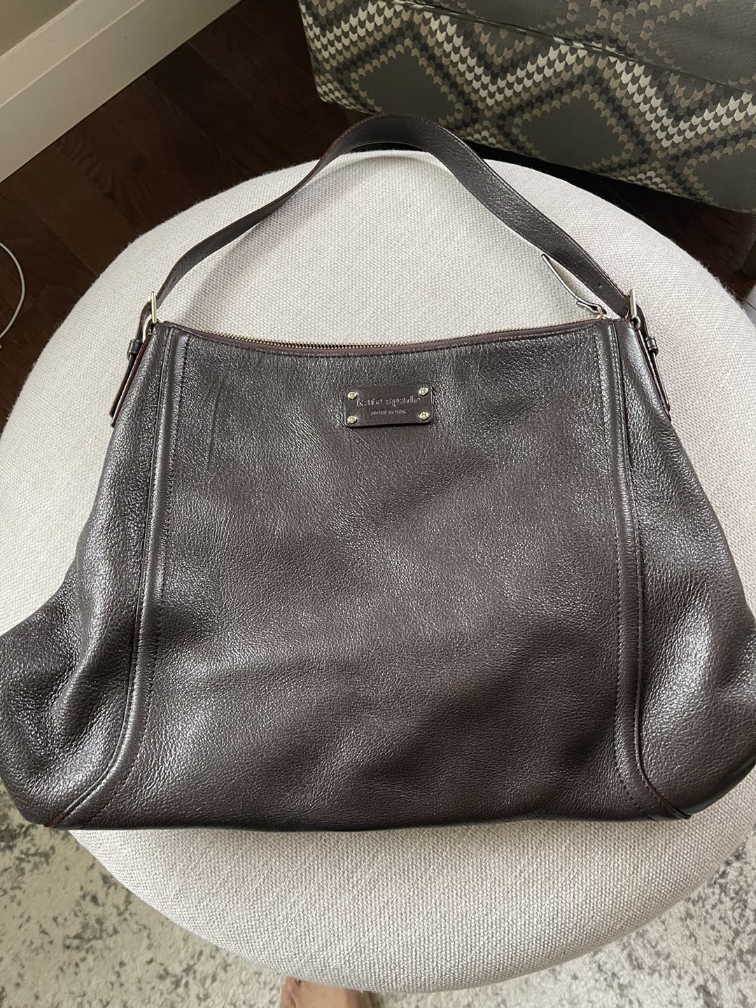 Extra large leather Kate spade bag - like new thumbnail
