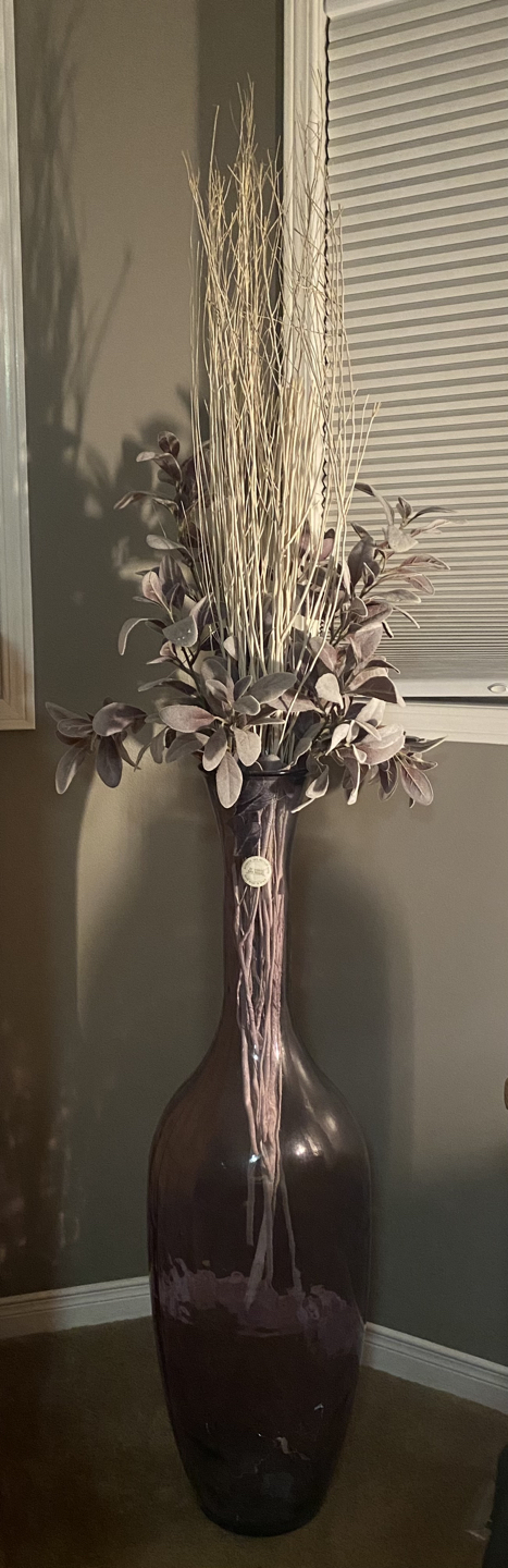 Decorative Glass Floor Vase thumbnail