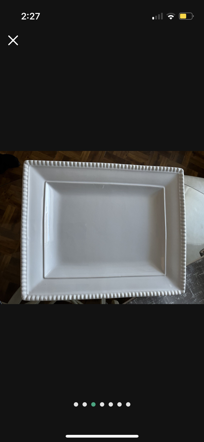 Like new Beautiful glass server plates - photo 3