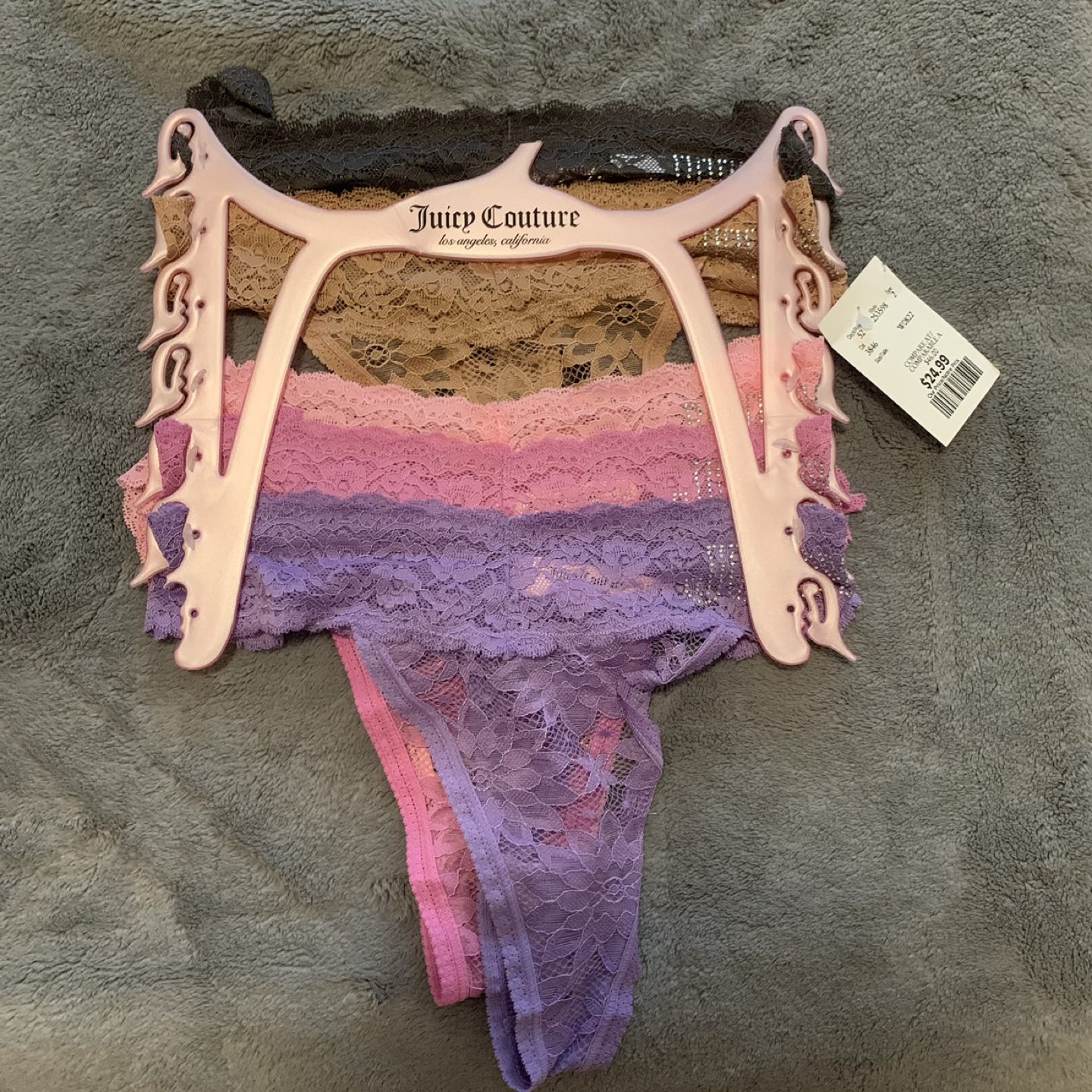 5pcs Juicy Couture Underwear