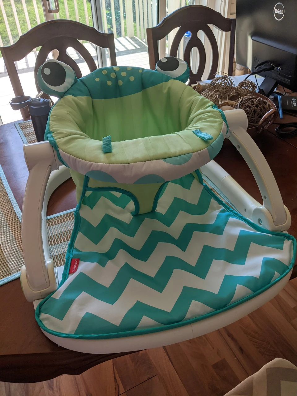 Fisher Price Frog sit me up floor seat thumbnail