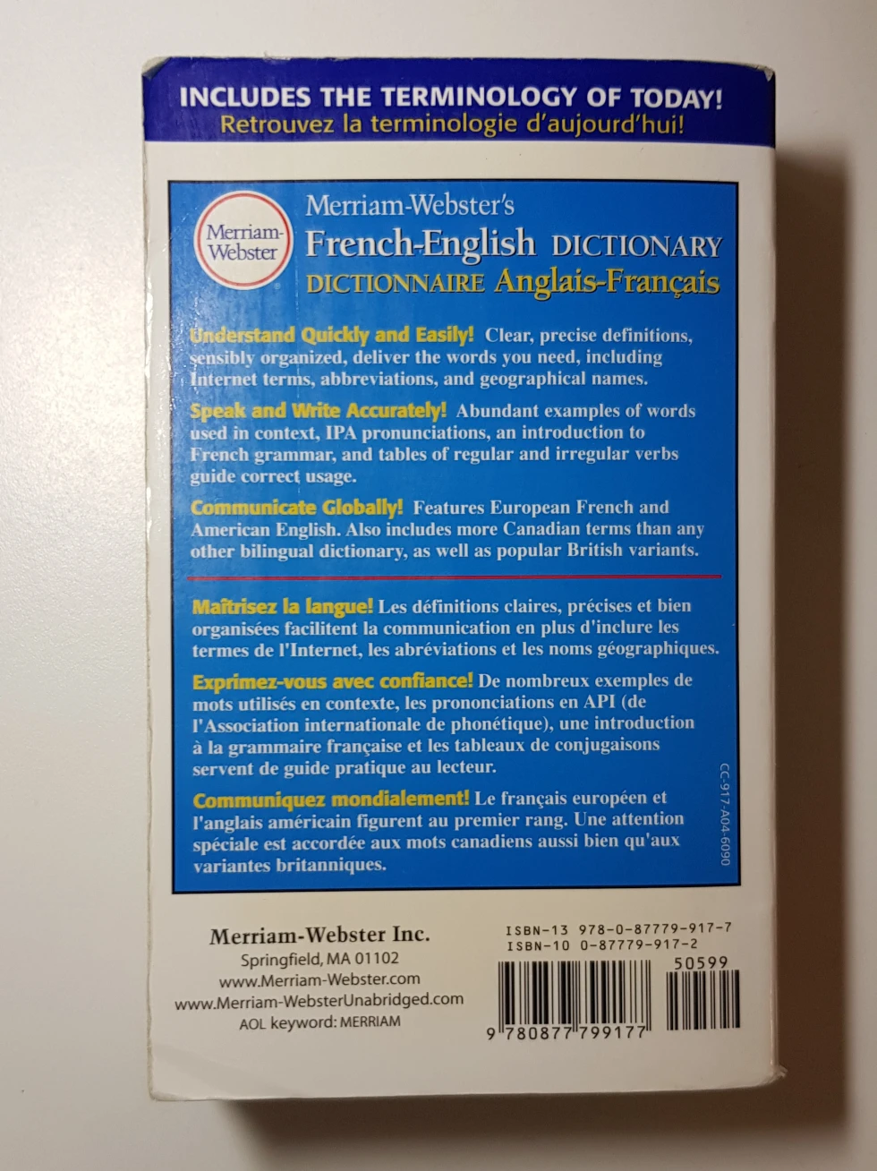 Merriam Webster's French English Dictionary - photo 2