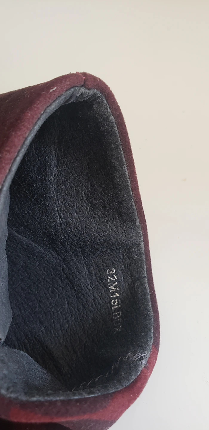 TOPSHOP Suede Ankle Boots - Cranberry Camo image indicator(2)