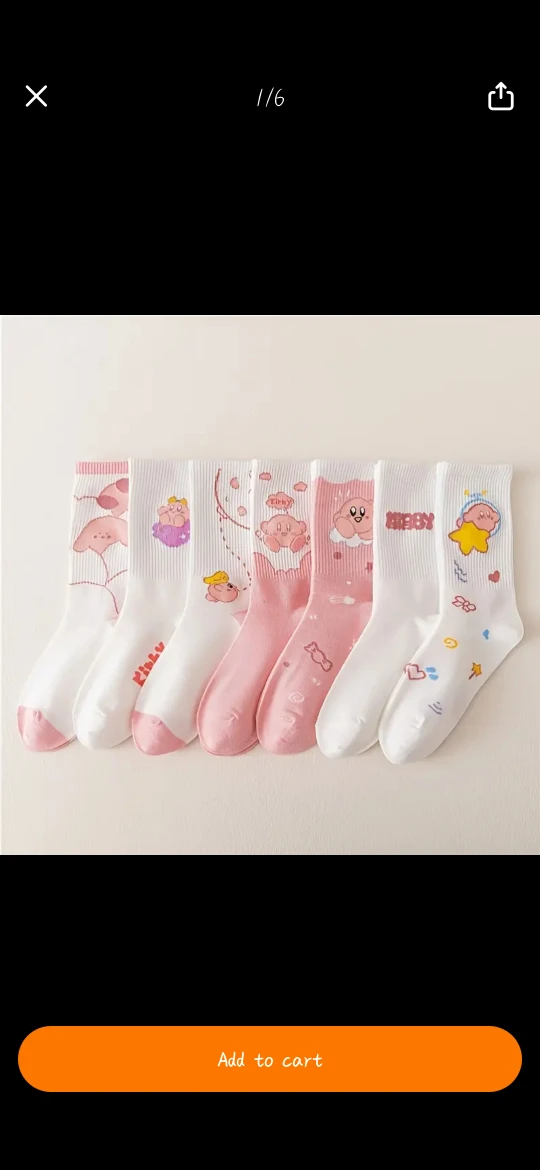 ✨1 pair of socks (new) thumbnail