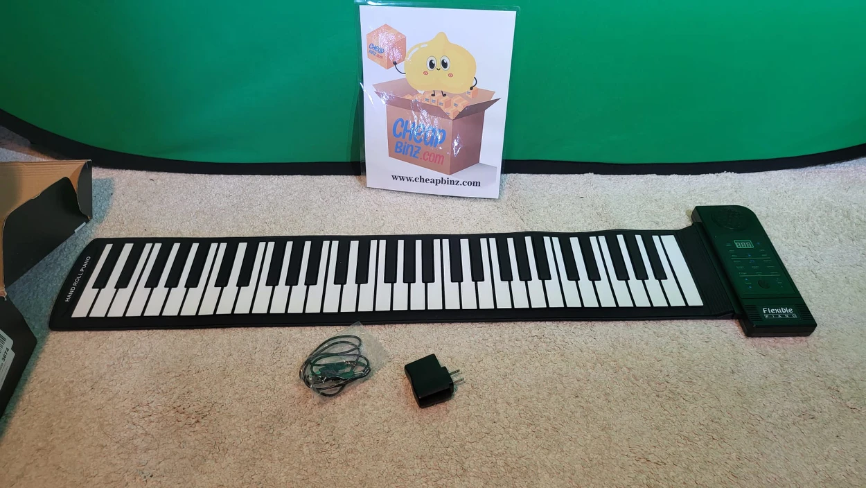 Portable 61-Keys Roll up Piano, new thumbnail