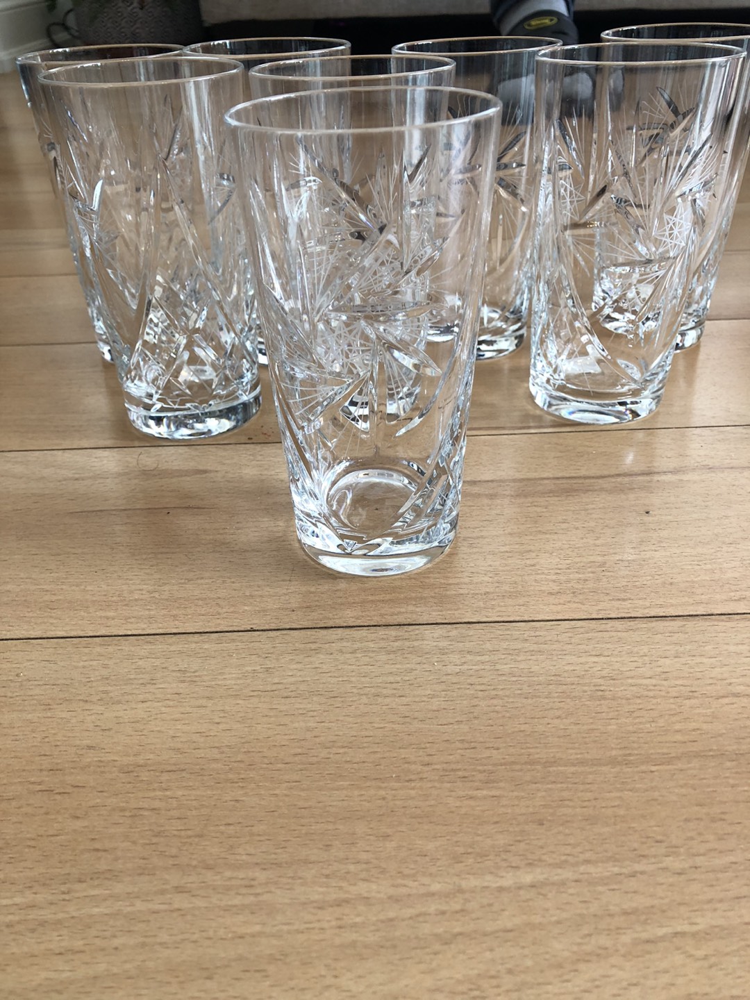 6 glasses pinwheel crystal thumbnail