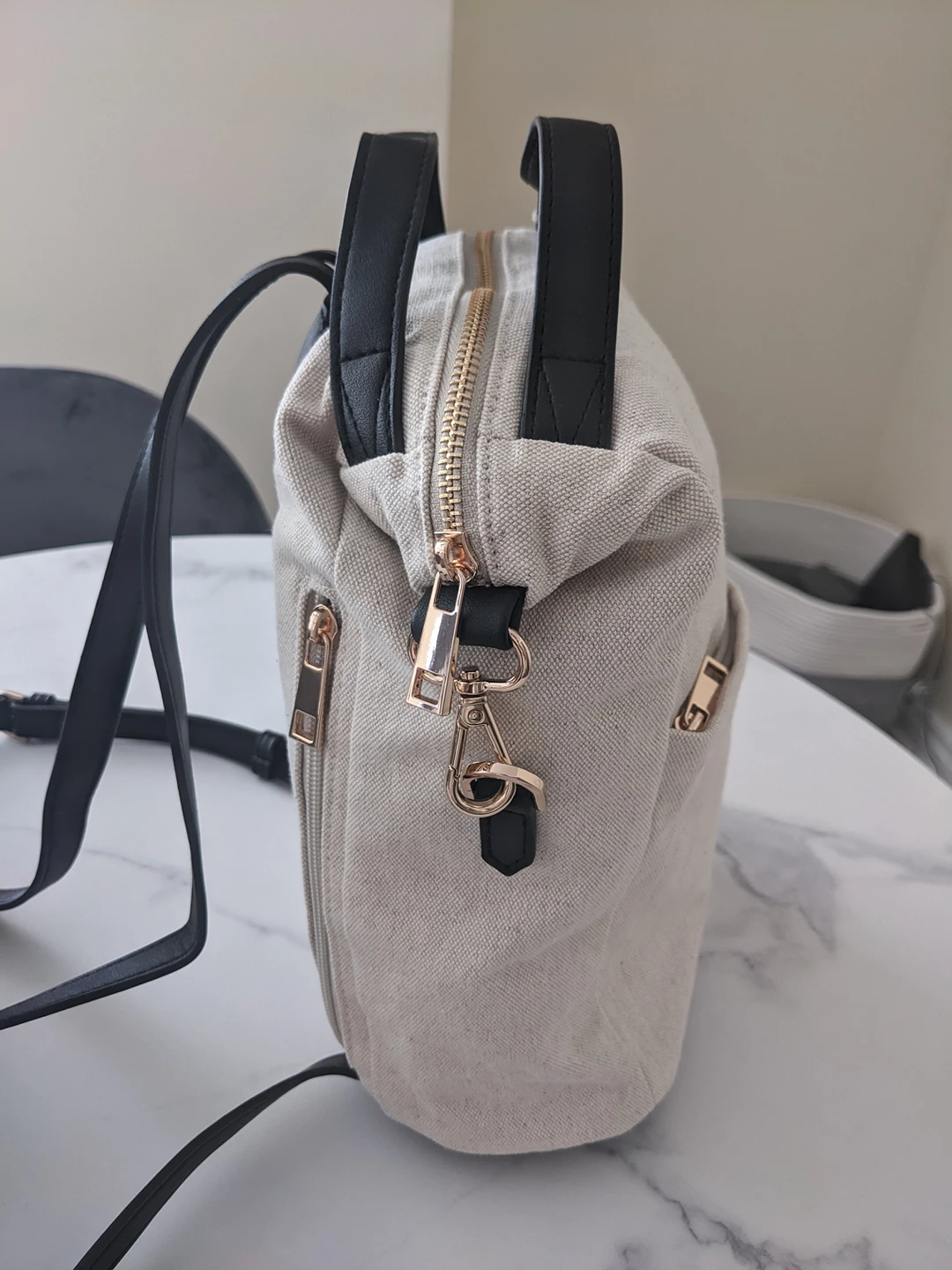 Mini canvas backpack - photo 3