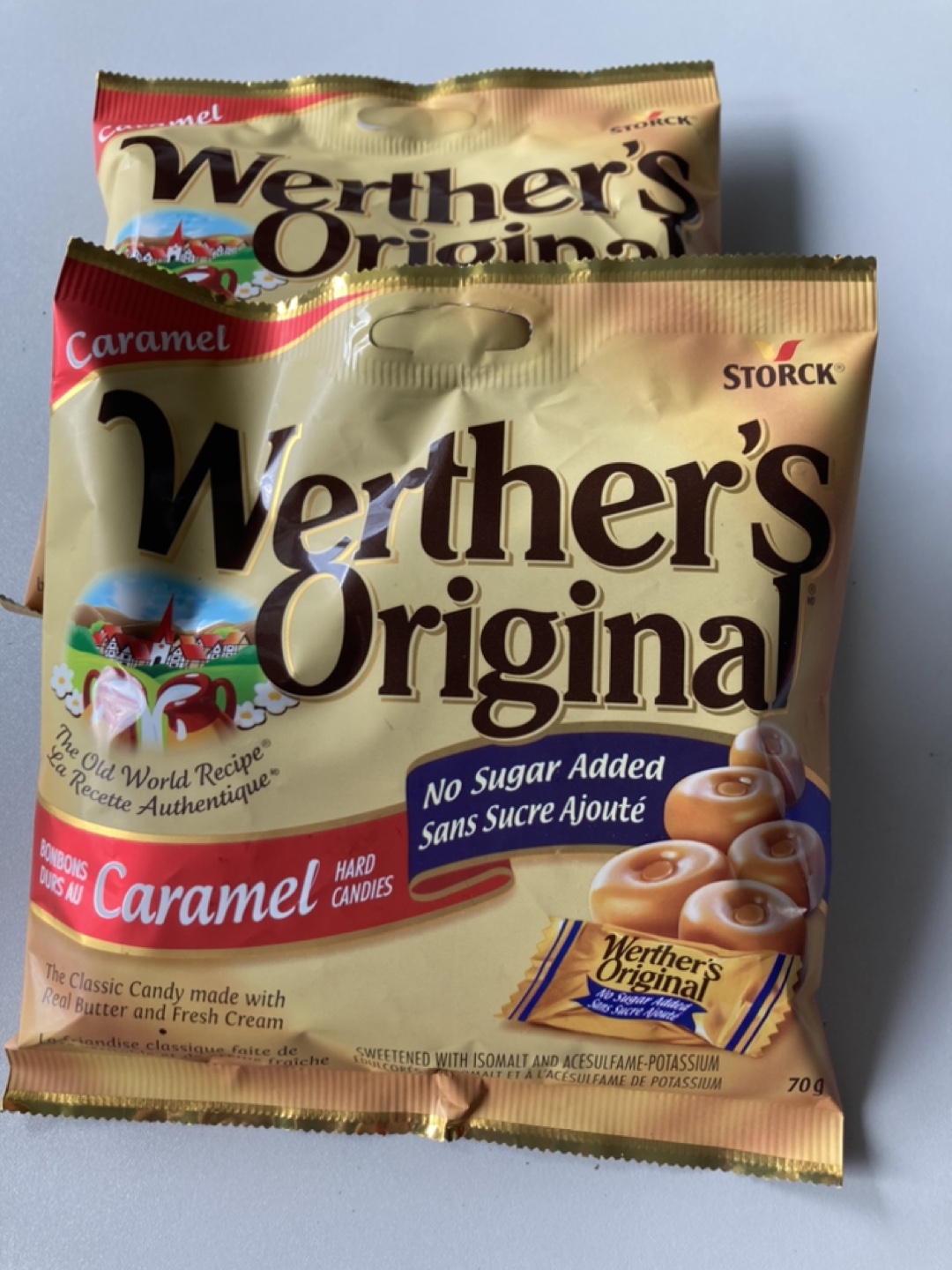 Werther’s original, no sugar added, 2 packs - photo 2