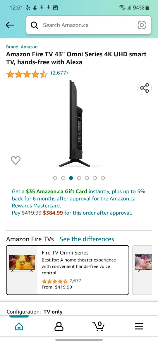 43" Smart Amazon Fire TV with Box! - photo 4
