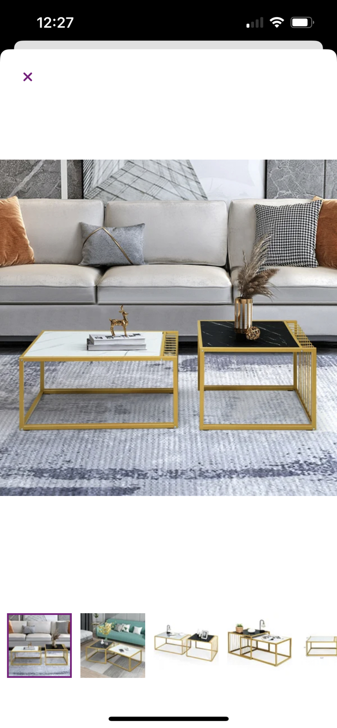 Wayfair Nesting Coffee Table - photo 2
