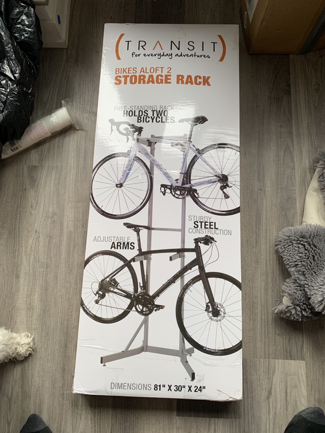2 bike storage rack (brand new unopened)