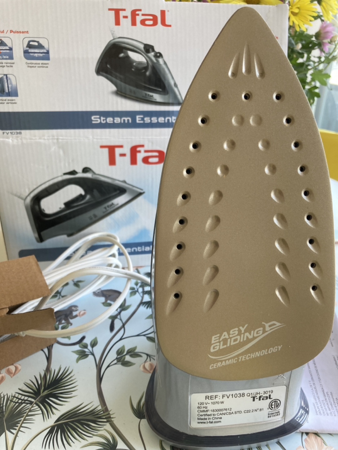T fal steam iron brand new thumbnail