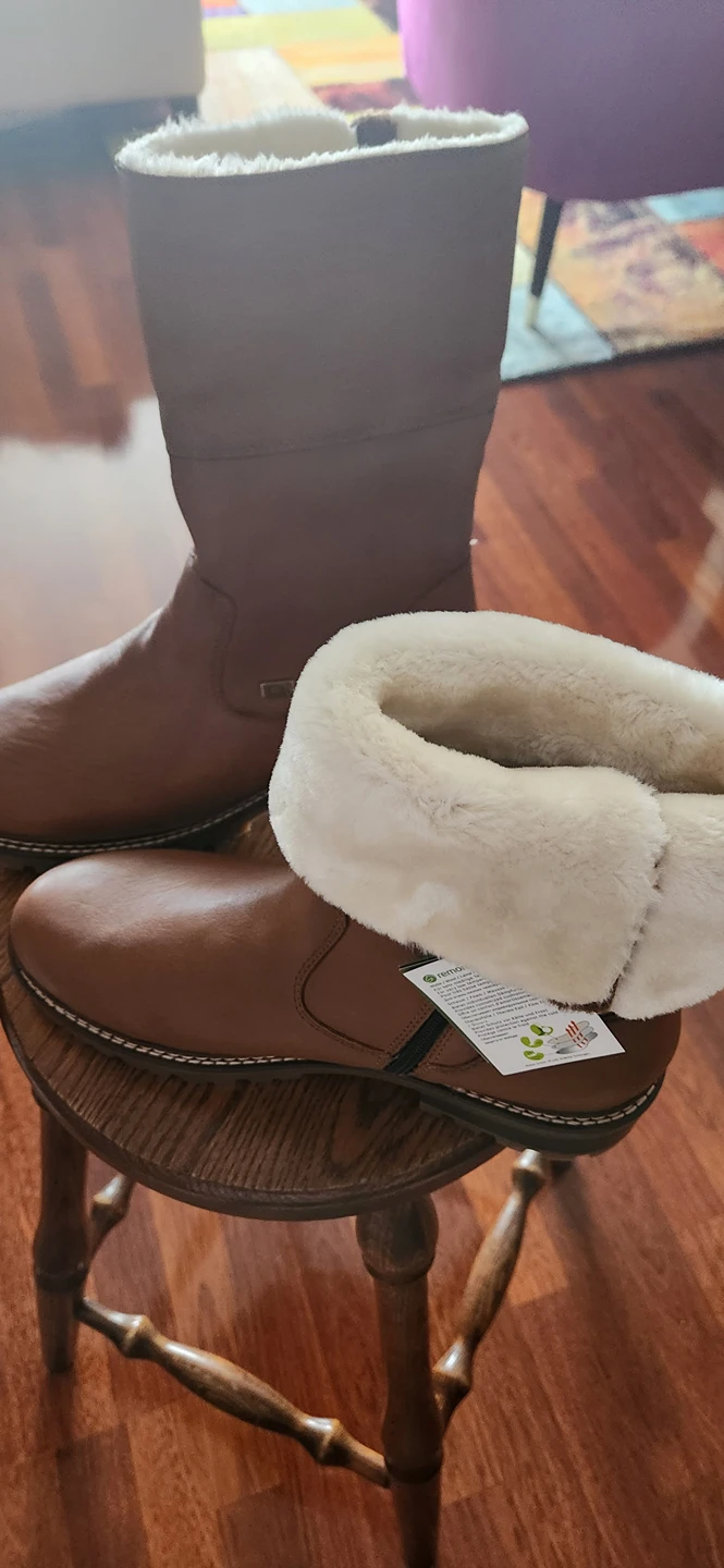 Remonte leather women's winter boots