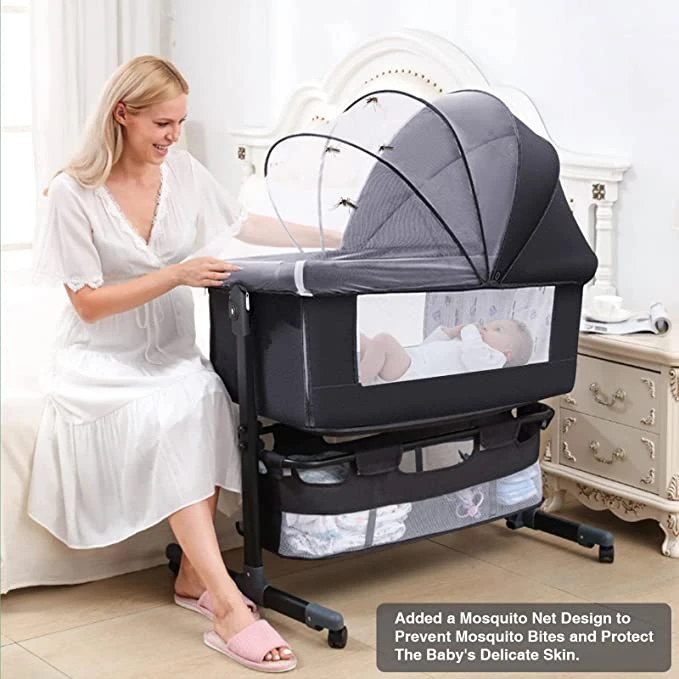 Baby Bassinet Bedside Sleeper Baby Crib - photo 3