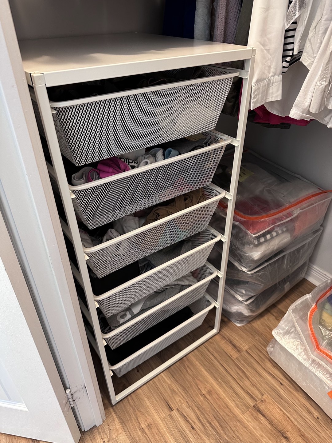 Ikea Jonaxel closet drawers and frame - photo 4
