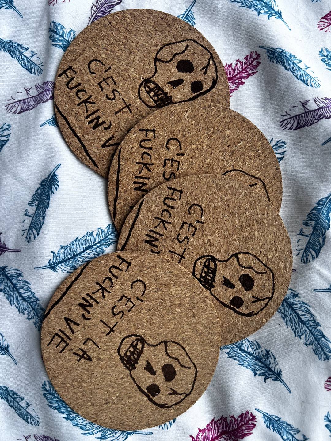 Cork coasters set of 4 image indicator(2)