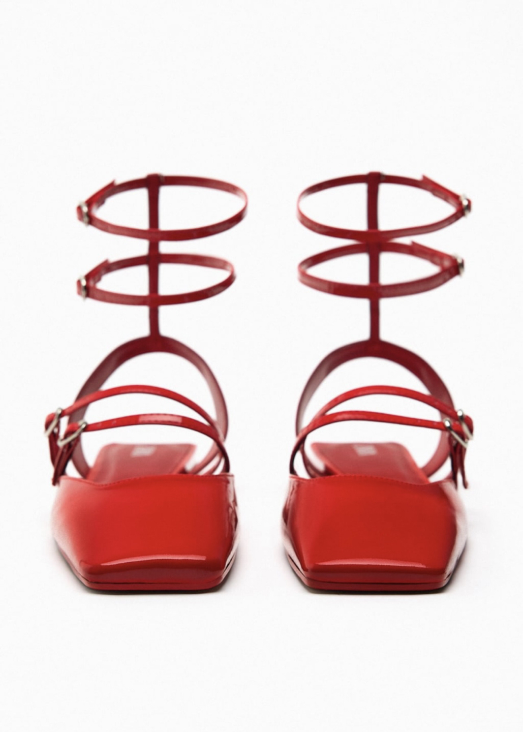 Zara Strappy Flat Shoes - New image indicator(7)