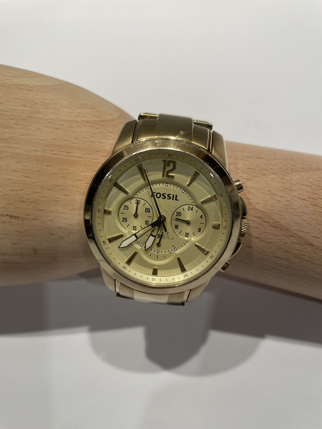 Gold fossil watch thumbnail