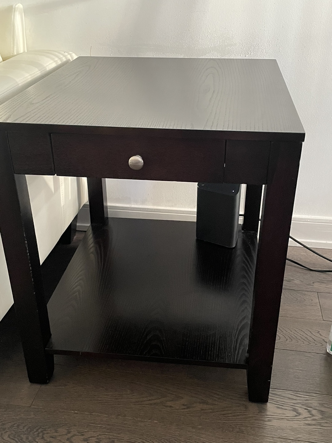 Side table dark wood