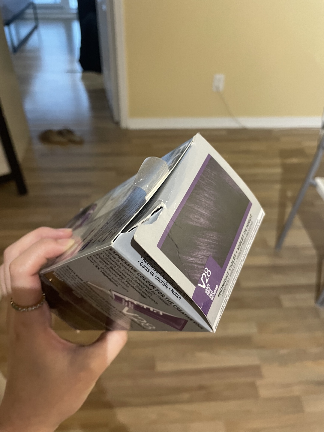 Violet hairdye - photo 2