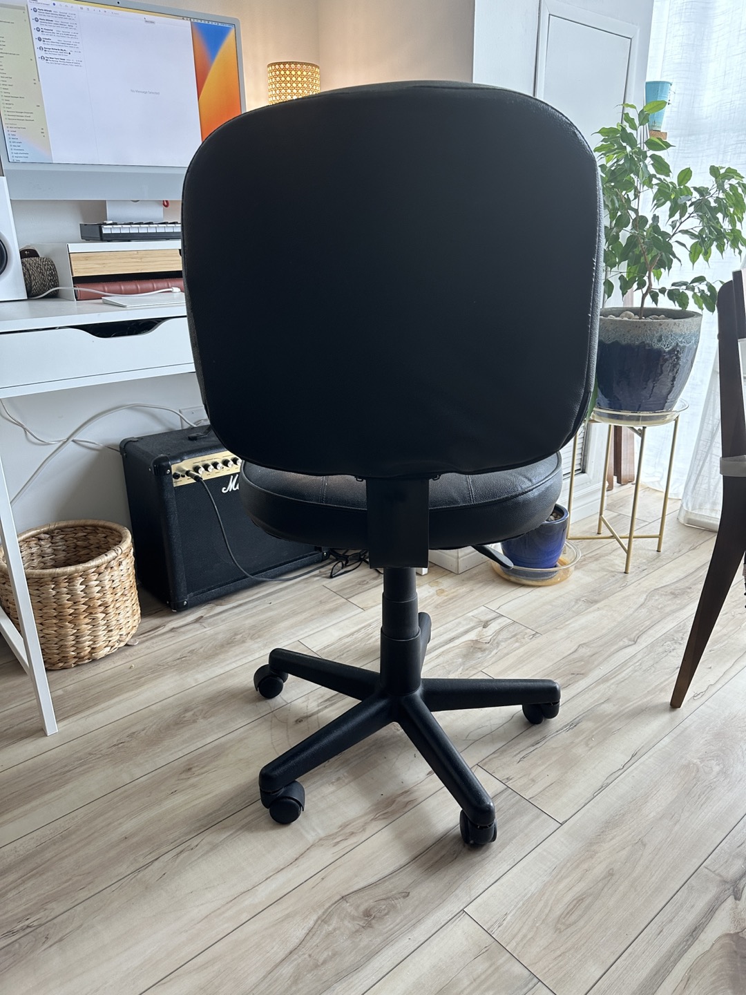 Comfy office chair armless - photo 2