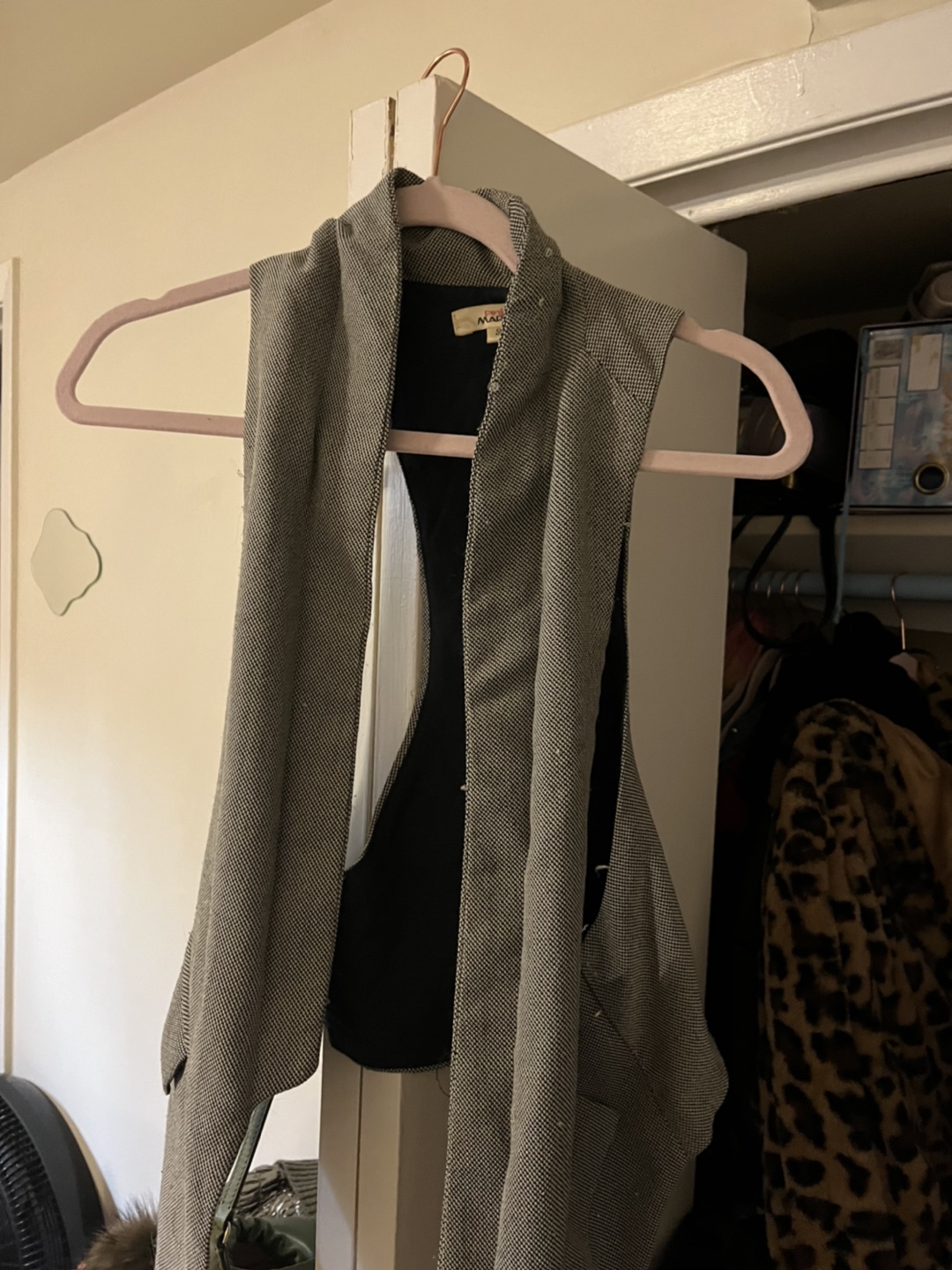 Pink Martini branded vest in grey thumbnail